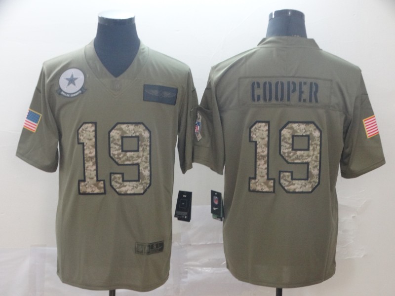 Men's Dallas Cowboys Amari Cooper #19 Brown Alternate Jersey